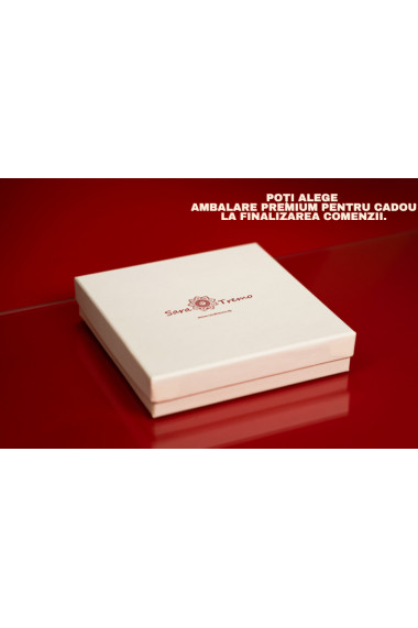 Cercei placati cu aur Eternal Fame - 8 cm