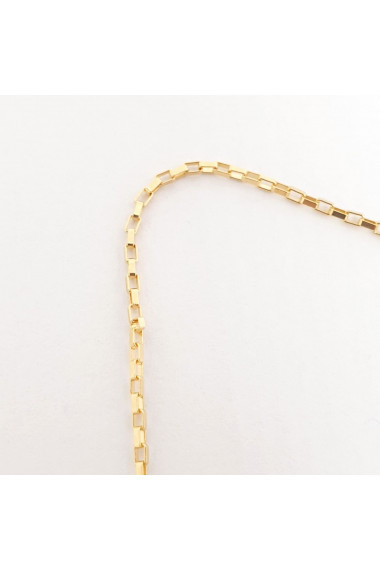 Lantisor brazilian unisex placat cu aur - 50 cm