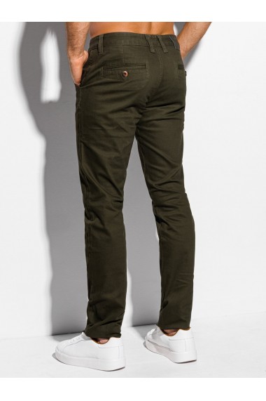 Pantaloni casual barbati P981 - khaki