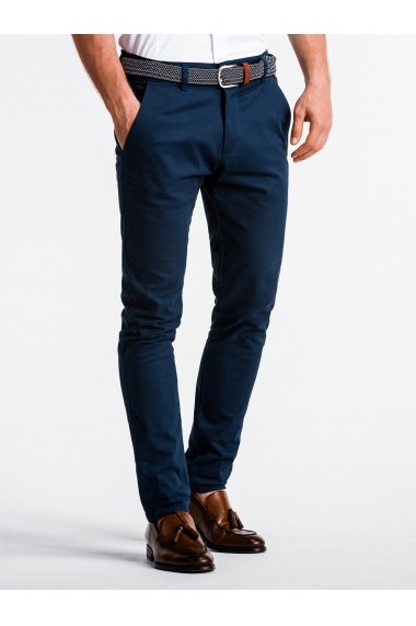 Pantaloni premium casual barbati  P830 albastru