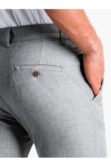 Pantaloni premium casual barbati  P832 gri deschis