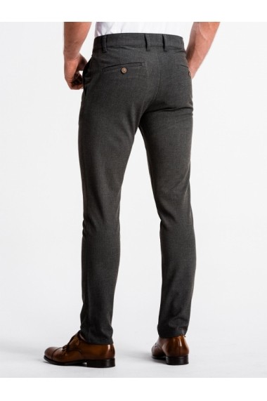 Pantaloni premium casual barbati  P832 gri inchis
