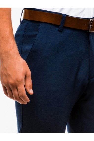 Pantaloni premium casual barbati  P832 bleumarin