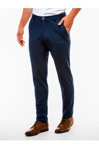 Pantaloni premium casual barbati  P832 bleumarin