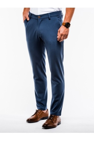 Pantaloni premium casual barbati  P832 albastru