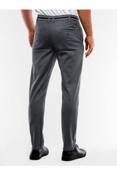 Pantaloni barbati casual slim fit P156 gri