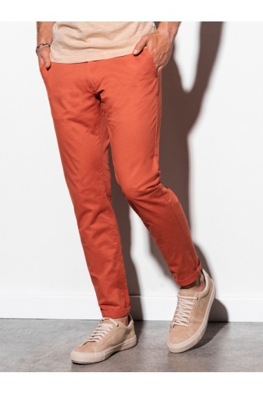 Pantaloni premium casual barbati - P894-portocaliu