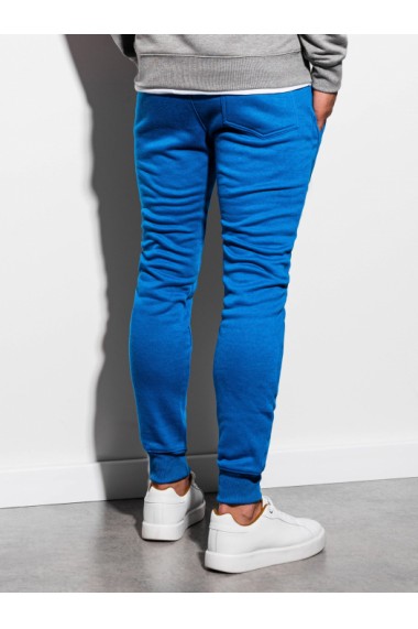 Pantaloni de trening barbati - P867-albastru