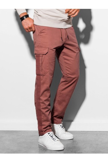 Pantaloni premium barbati P893 - portocaliu