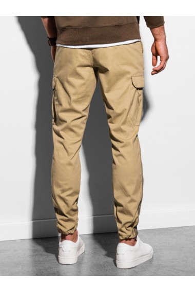 Pantaloni premium barbati P893 - camel