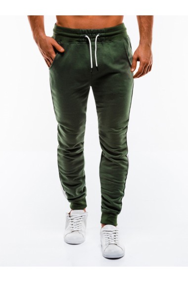 Pantaloni de trening barbati - P865-verde