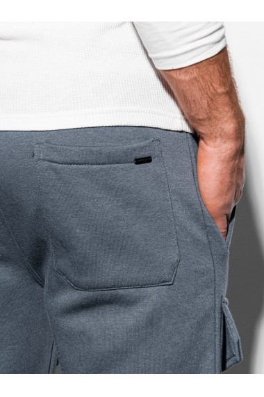 Pantaloni de trening barbati - P904 - gri-inchis