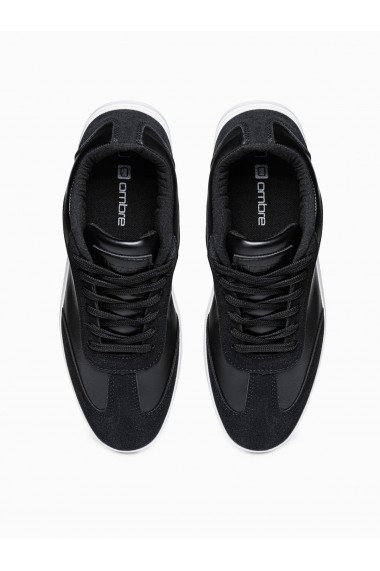 Pantofi casual barbati T373 - negru