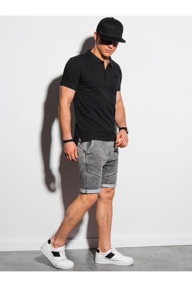 Tricou Polo polo barbati S1374 - negru