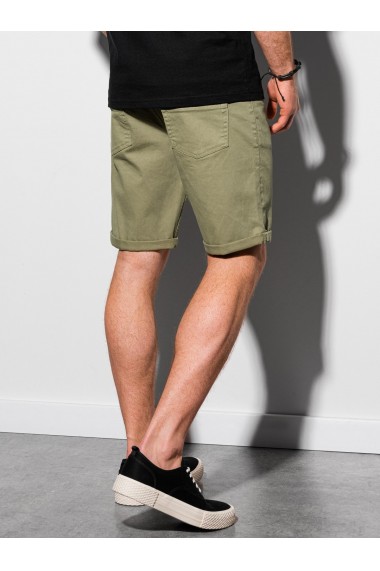 Pantaloni scurti casual barbati W303 - khaki