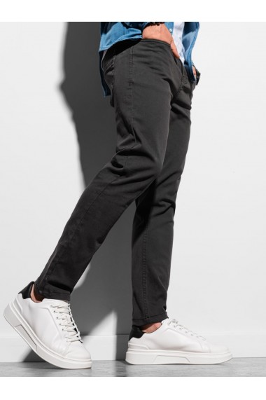 Pantaloni chinos barbati P990 - negru
