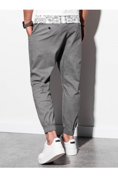 Men s pants joggers P885 - grey