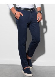 Pantaloni barbati casual slim fit P156-bleumarin