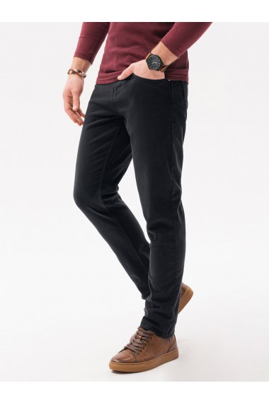 Pantaloni chinos barbati P1059 - negru