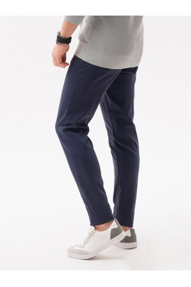Pantaloni chinos barbati P1059 - bleumarin