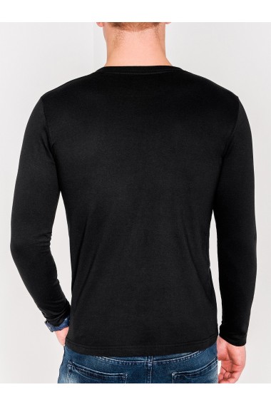 Bluza simpla cu maneca lunga barbati L59 - negru