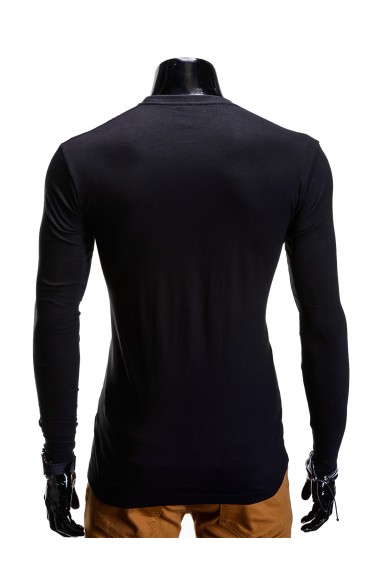 Bluza simpla cu maneca lunga barbati L59 - negru