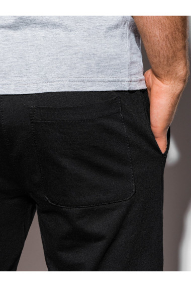 Pantaloni scurti de trening barbati P29 - negru/gri