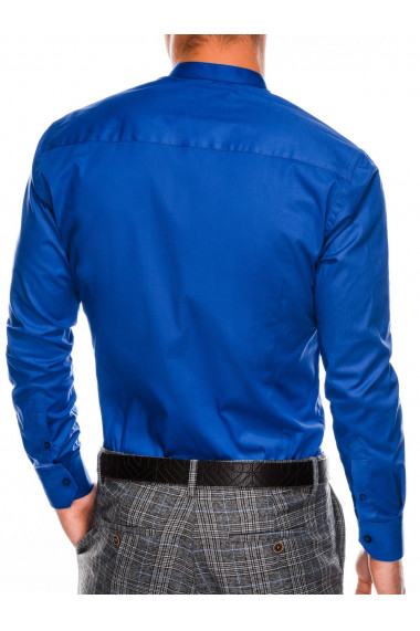 Camasa eleganta cu maneca lunga barbati K307 - albastru