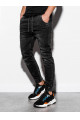 Pantaloni tip jogger barbati P907 - negru