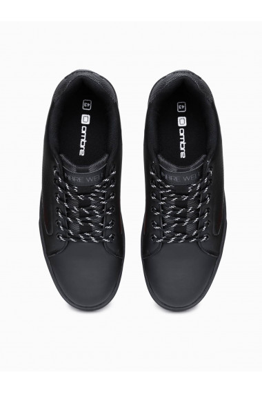Pantofi sport sport casual barbati T384 - negru