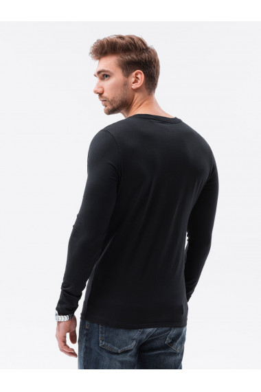 Bluza cu maneca lunga simpla L135 - negru