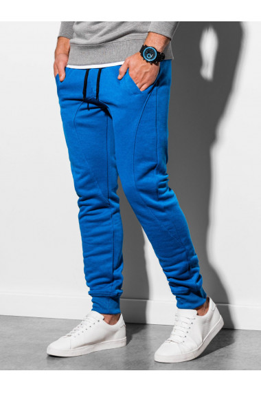 Pantaloni de trening barbati P867 - albastru