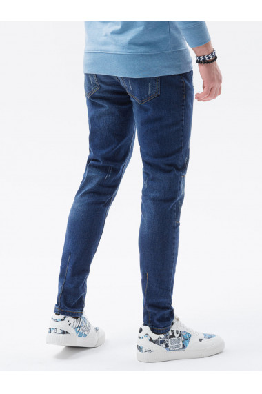 Pantaloni tip barbati SKINNY FIT - albastru P1060