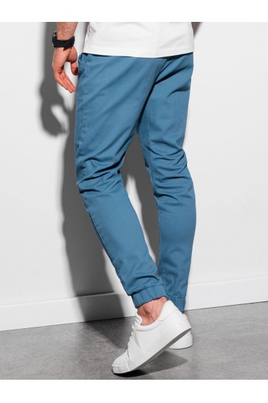 Men s pants joggers P885 - blue