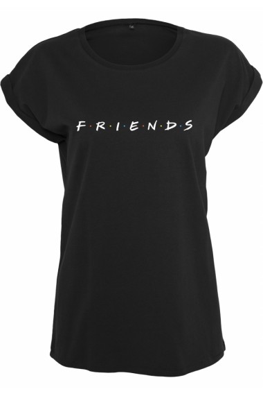 Tricou Friends Logo pentru Femei negru Merchcode