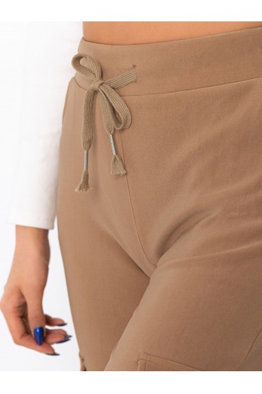 Pantaloni femei PLR006 - camel