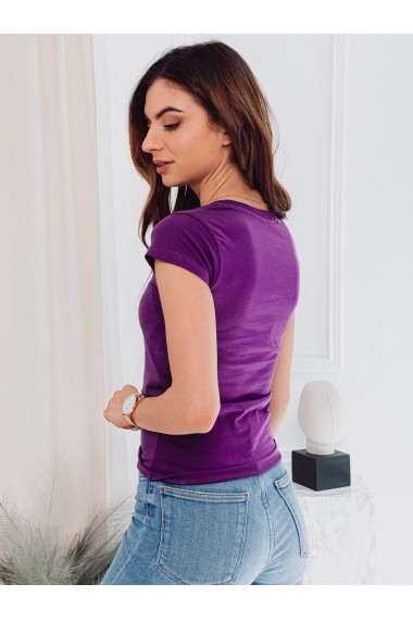 Tricou simplu femei SLR002 - violet