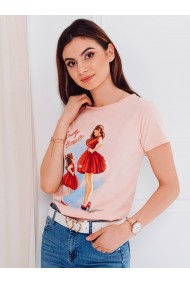Tricou femei SLR011 - roz