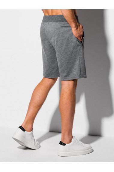 Pantaloni scurti barbati - W319 - gri-inchis