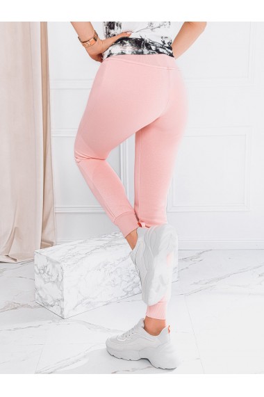 Pantaloni de trening femei PLR001 - roz-pudra