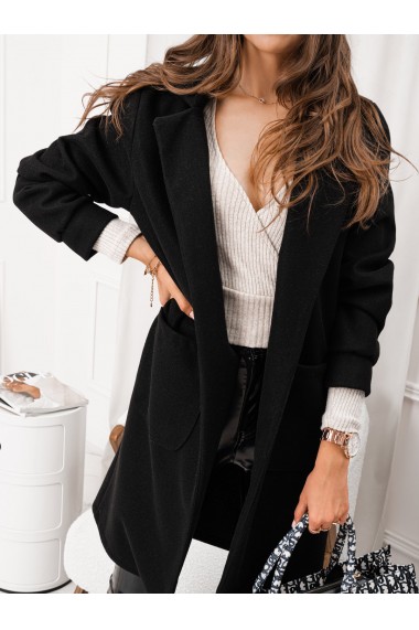 Palton de femei CLR017 - negru