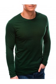 Bluza simpla cu maneca lunga barbati L59 - verde-inchis