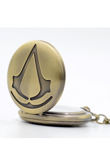 Ceas de buzunar MBrands 037 Assassin`s Creed Auriu