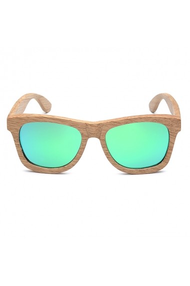 Ochelari de soare din lemn Bobo Bird AG007 lentila verde