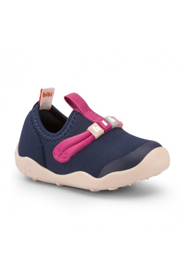 Pantofi Fete Bibi FisioFlex 4.0 Naval/Hot Pink