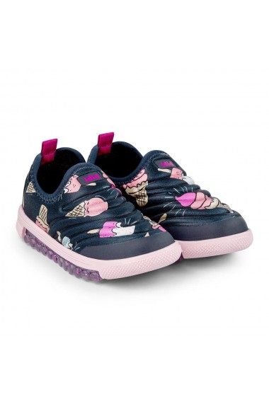 Pantofi Sport Fete Bibi Roller New Naval/Ice Cream