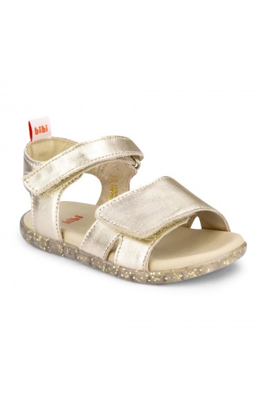 Sandale Fete BIBI Baby Soft Gold Velcro
