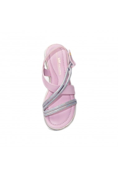 Sandale Fete Bibi Flat Form Pink Glitter