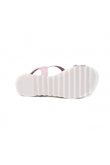 Sandale Fete Bibi Flat Form Pink Glitter