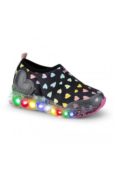 Pantofi Sport LED Bibi Roller Celebration Black Hearts